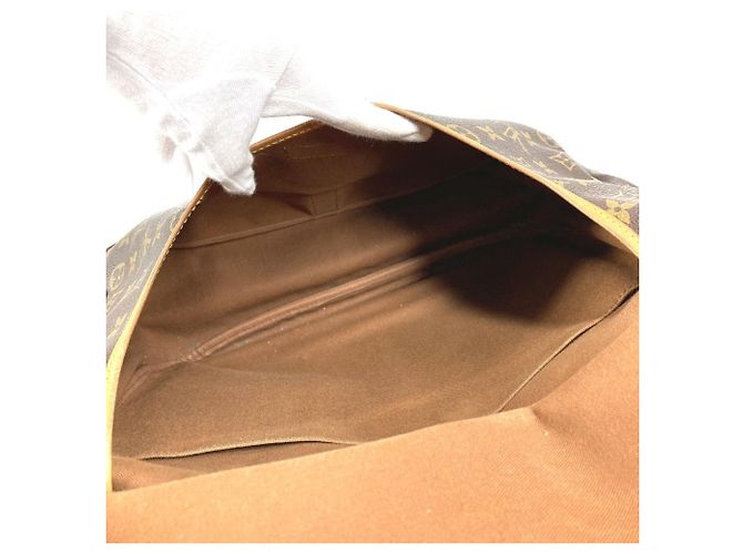 Borsa Louis Vuitton Monogram Saumur 35 Marrone - vista 10