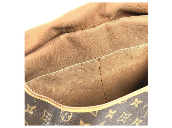 Borsa Louis Vuitton Monogram Saumur 35 Marrone - vista 13