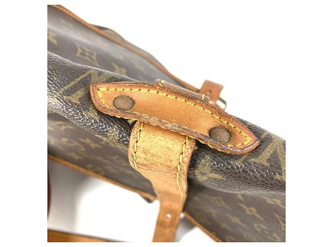 Borsa Louis Vuitton Monogram Saumur 35 Marrone - vista 16