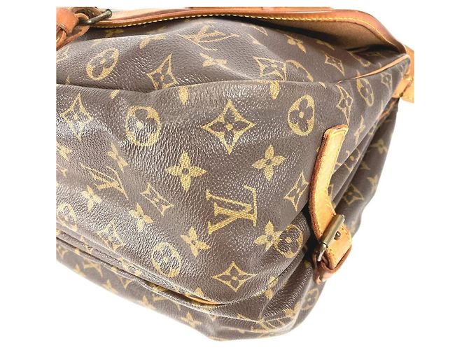Borsa Louis Vuitton Monogram Saumur 35 Marrone - vista 6