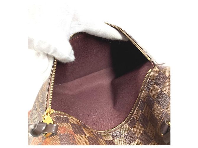Borsa a tracolla Louis Vuitton Damier Iena MM Marrone Damier ebene - vista 11