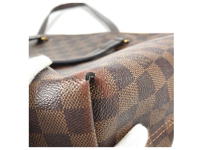 Borsa a tracolla Louis Vuitton Damier Iena MM Marrone Damier ebene - vista 13