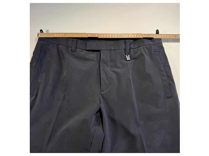 Prada Men's Black Wool Blend Trousers - view 3