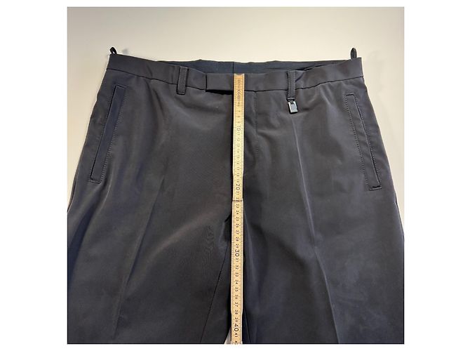 Prada Men's Black Wool Blend Trousers - view 5