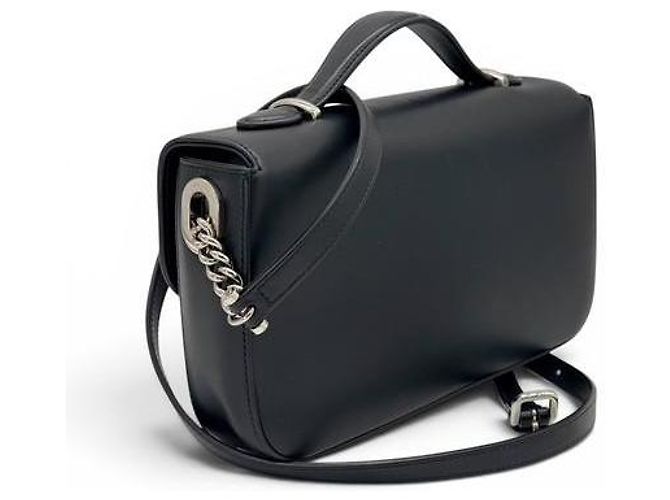 Borsa a tracolla Gucci Senna in pelle nera Nero - vista 5