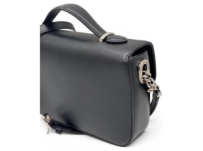 Borsa a tracolla Gucci Senna in pelle nera Nero - vista 7