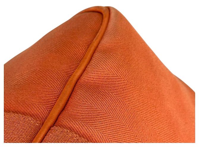 Hermès Borsa Tote Hermes Valparaiso MM Arancione - vista 10