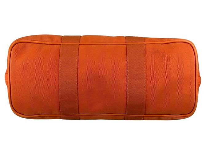Hermès Borsa Tote Hermes Valparaiso MM Arancione - vista 3