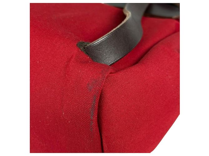 Hermès HERMES Herbag Ad PM Rucksack Braun Rot - Ansicht 12