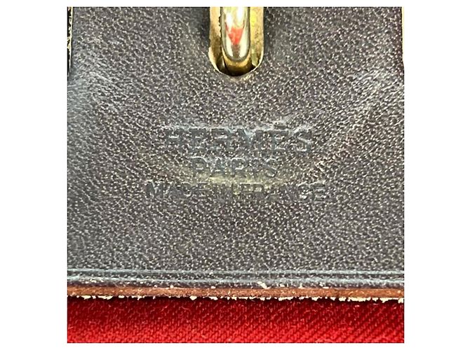 Hermès HERMES Herbag Ad PM Rucksack Braun Rot - Ansicht 16