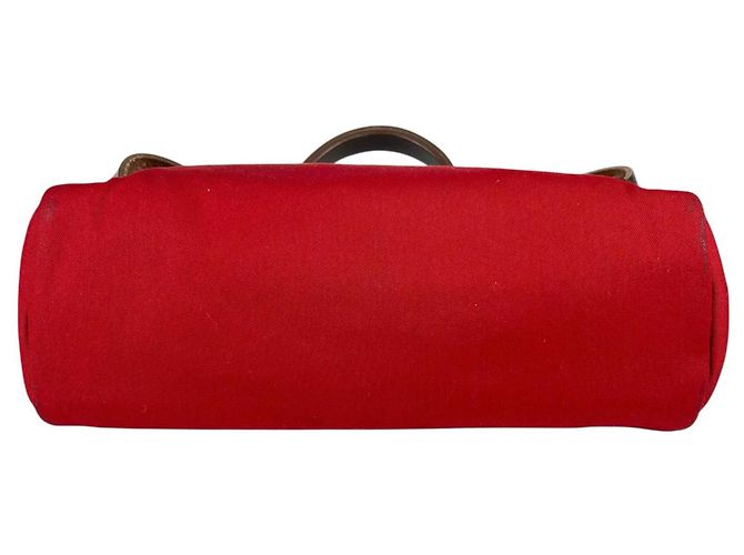 Hermès HERMES Herbag Ad PM Rucksack Braun Rot - Ansicht 3