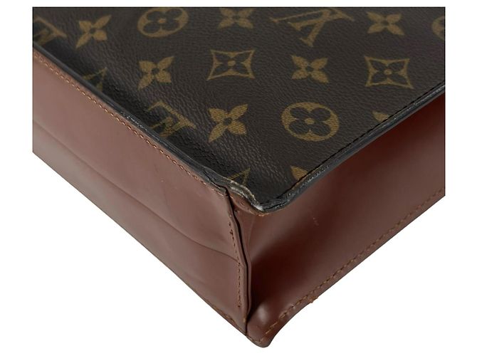 Borsa Louis Vuitton Monceau 28 Marrone D'oro - vista 10