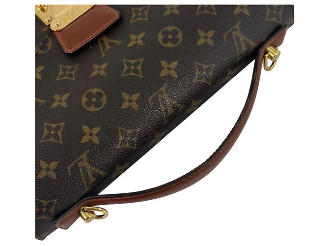 Borsa Louis Vuitton Monceau 28 Marrone D'oro - vista 6