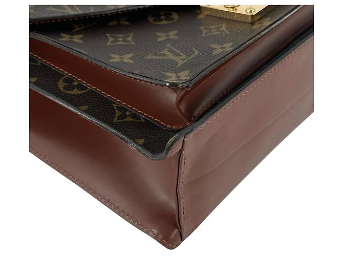 Borsa Louis Vuitton Monceau 28 Marrone D'oro - vista 7