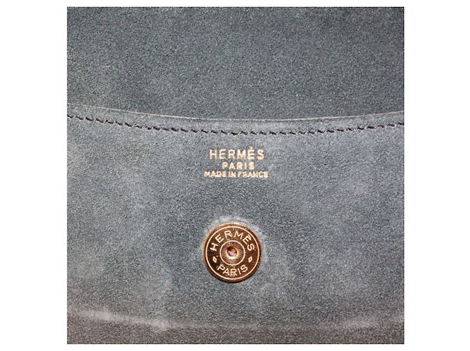 Hermès Pochette Rio Hermes Pochette Clutch Bag Marrone - vista 10
