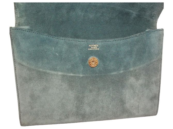 Hermès Pochette Rio Hermes Pochette Clutch Bag Marrone - vista 11