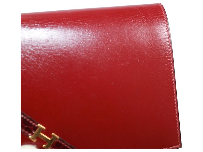 Hermès Hermes Red Bi-Fold Wallet - view 14