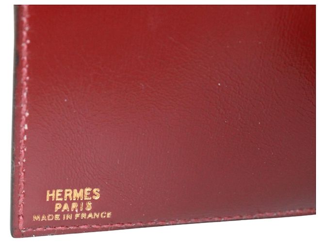 Hermès Hermes Red Bi-Fold Wallet - view 8