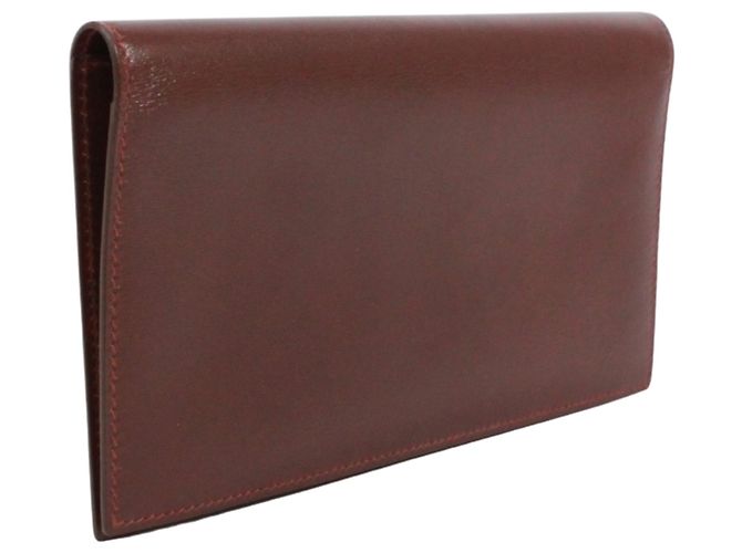 Hermès Hermes Brown Billfold Long Wallet - view 2