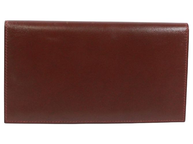 Hermès Hermes Brown Billfold Long Wallet - view 3