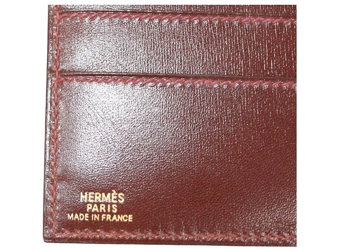 Hermès Hermes Brown Billfold Long Wallet - view 8