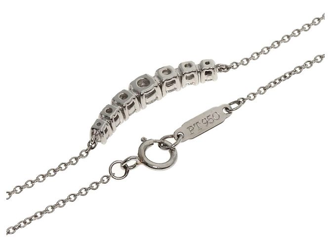 Tiffany & Co Collana Tiffany East West in diamante e platino - vista 2