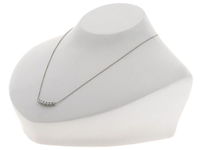 Tiffany & Co Collana Tiffany East West in diamante e platino - vista 4