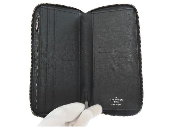Zippy Louis Vuitton Monogram Eclipse Long Wallet Black - view 3