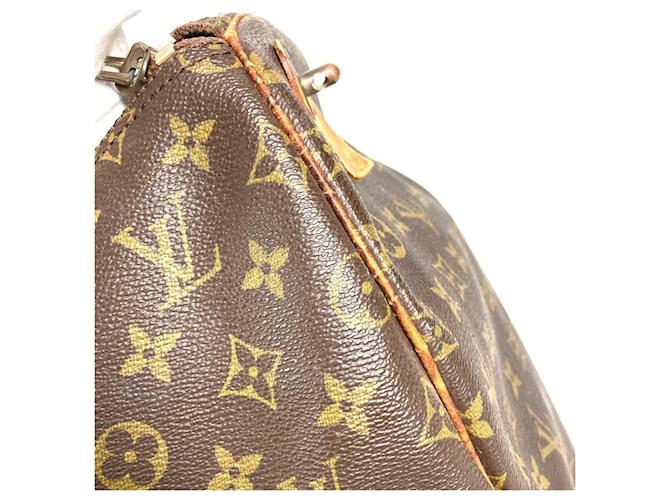 Borsa Louis Vuitton Monogram Keepall 55 Marrone - vista 13
