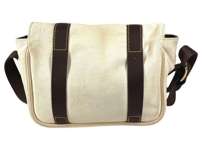 Louis Vuitton M40042 Antigua Buzas PM Borsa Messenger Marrone Bianco Crudo - vista 2