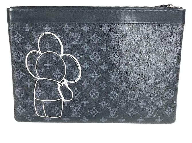 Pochette Apollo Vivienne Monogram Eclipse Louis Vuitton Nero - vista 2