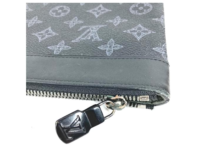 Pochette Apollo Vivienne Monogram Eclipse Louis Vuitton Nero - vista 3