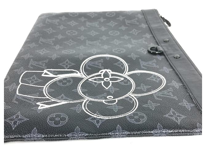 Pochette Apollo Vivienne Monogram Eclipse Louis Vuitton Nero - vista 8