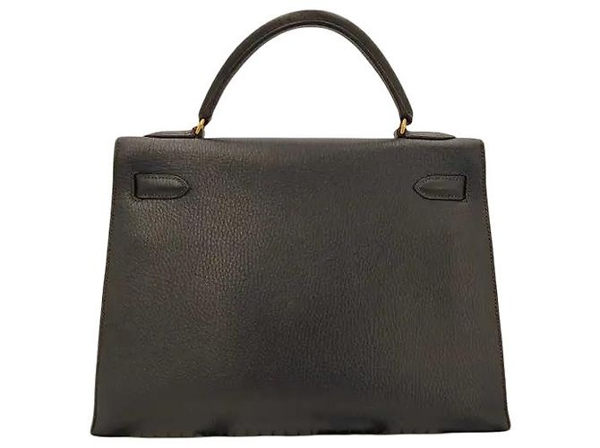 Hermès Hermes Kelly Black Box Calf con Gold Hardware 32 Nero - vista 2