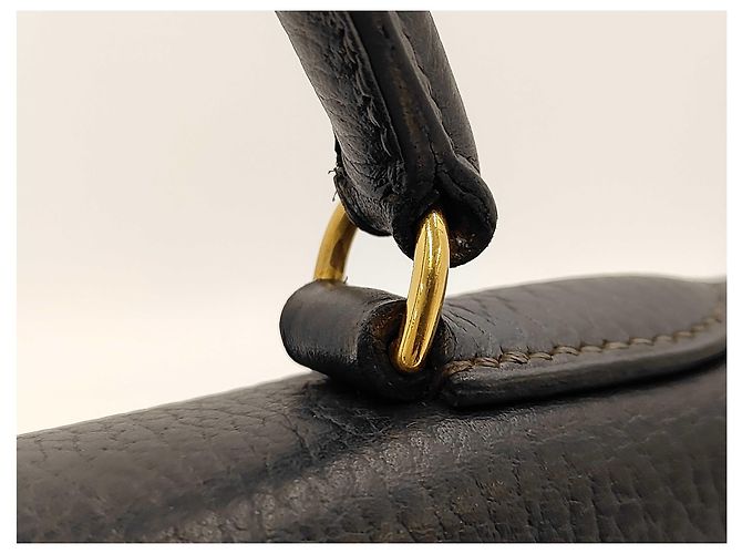 Hermès Hermes Kelly Black Box Calf con Gold Hardware 32 Nero - vista 4