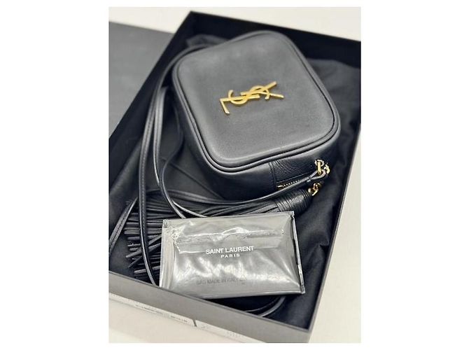 Borsa a tracolla Saint Laurent in pelle nera Nero - vista 15