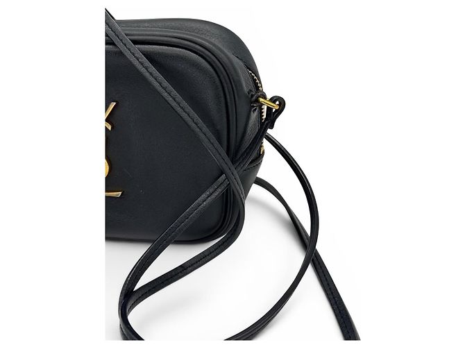 Borsa a tracolla Saint Laurent in pelle nera Nero - vista 3
