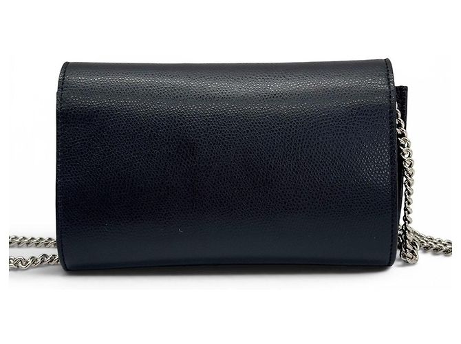 Borsa Fendi in pelle nera Nero - vista 5