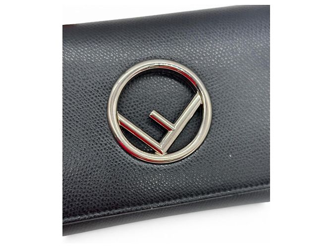 Borsa Fendi in pelle nera Nero - vista 8