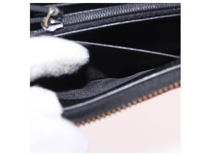 GUCCI GG Marmont Long Wallet Leather Black Gold 474584 Auth bs35713A - vista 19
