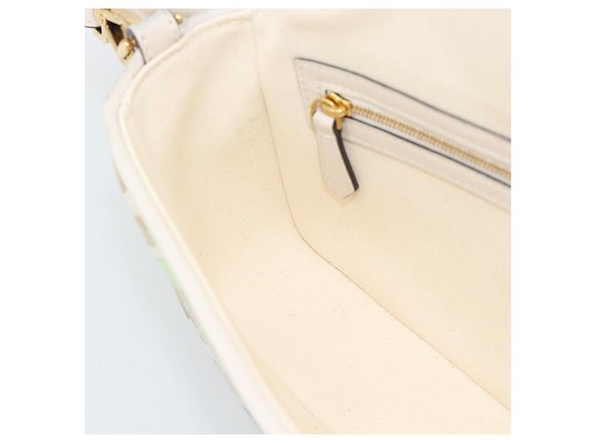 FENDI Zucca Canvas Mamma Baguette Bag 2way Multicolor Gold Auth 188798SM Multicolore D'oro - vista 20