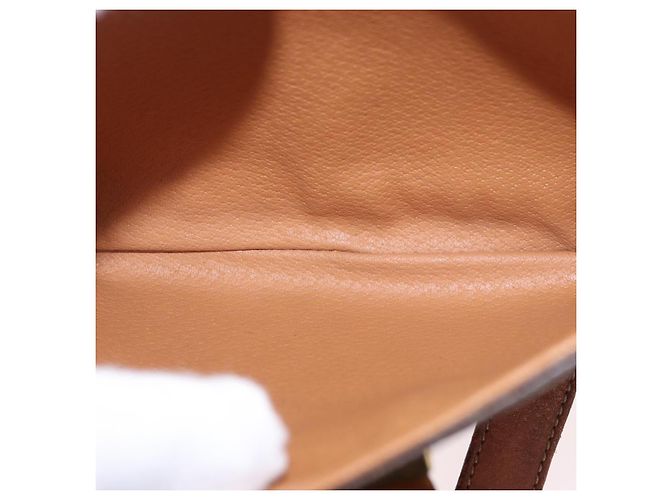 16 Céline Borsa a Spalla CELINE Macadam Canvas PVC Pelle Marrone Oro Auth 188782 D'oro - vista 20