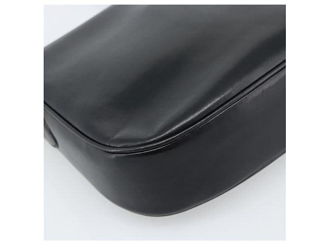 Céline Borsa a Spalla CELINE in Pelle Nera e Oro Auth fm5363 Nero D'oro - vista 13