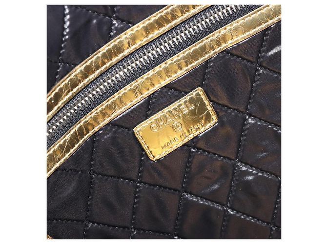 Clutch CHANEL in pelle, toni oro e argento, CC Auth BA13613SAM - vista 15