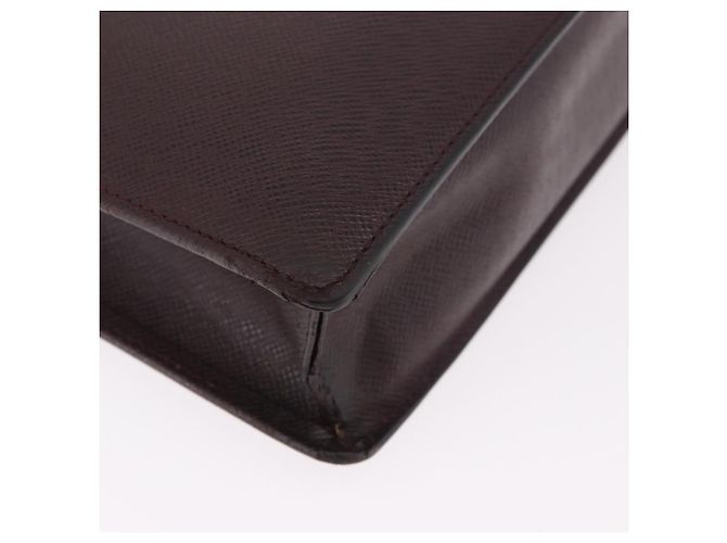 LOUIS VUITTON Taiga Porte Documents Angara Bag Acajou M30776 Auth bs35692 Marrone - vista 15