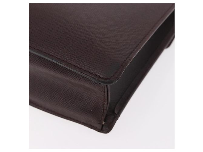 LOUIS VUITTON Taiga Porte Documents Angara Bag Acajou M30776 Auth bs35692 Marrone - vista 16