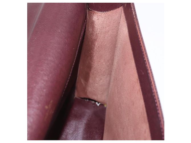 LOUIS VUITTON Taiga Porte Documents Angara Bag Acajou M30776 Auth bs35692 Marrone - vista 20