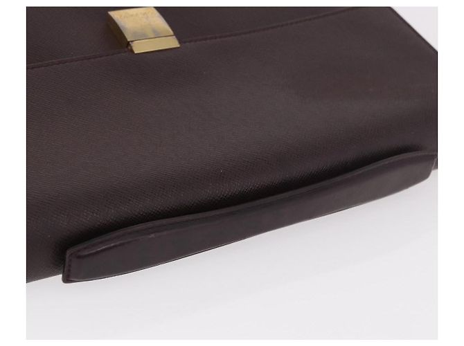 LOUIS VUITTON Taiga Porte Documents Angara Bag Acajou M30776 Auth bs35692 Marrone - vista 7