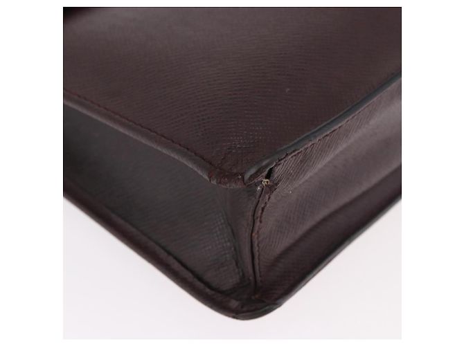 LOUIS VUITTON Taiga Porte Documents Angara Bag Acajou M30776 Auth bs35692 Marrone - vista 9