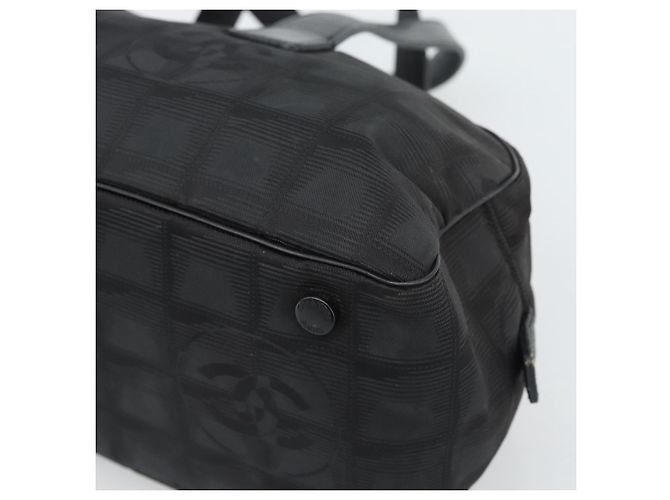 CHANEL Nuova Borsa Travel Line Nylon Nero CC Autentica 188435 - vista 10